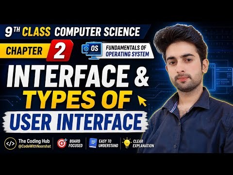 Interface and Types of Interface | Class 9 Computer Science Chapter 2 | Operating System 