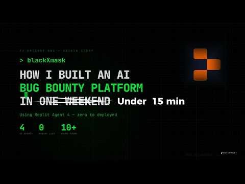 I Built an AI Vulnerability platform in 15 Minutes (Agent 4) 🤯 | Too Powerful AI #replit #agent4