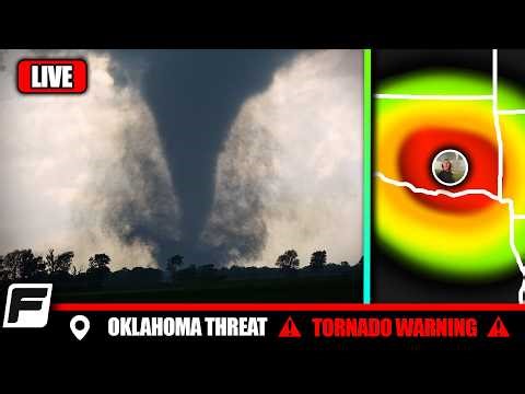 Supercell Storm Chase In Oklahoma - Live As It Happened - 4/24/26