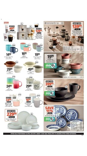 Checkers Specials 20/04 - 10/05