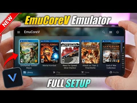 🔥EmuCoreV Emulator - Full setup & Best settings! | PS Vita Emulator for Andorid! (Game Test!)