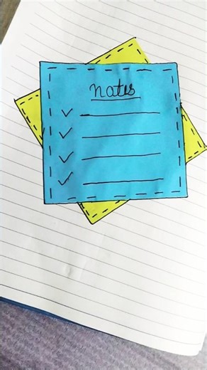 “Cute Sticky Note Idea ✨ | Easy DIY Notes”