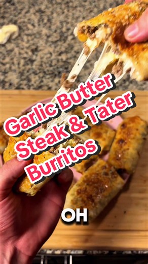 Garlic Butter Steak & Tater Burritos: Easy $9 Dollar Tree Recipe