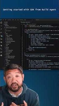 Skip the Blank Folder: Let AI Scaffold Your App. Getting started with the SDK from Build Agent