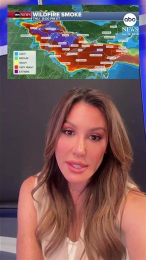 Canadian wildfire smoke affecting air quality conditions in U.S.