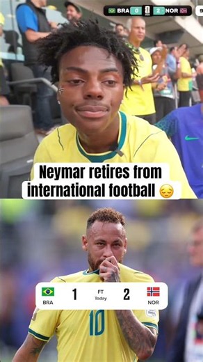 Neymar retires from Brazil following loss 💔