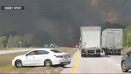 Massive wildfires explode in Florida and Georgia