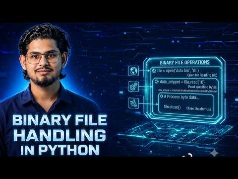 Binary File Handling in Python | Class 12 Computer Science (CBSE) | Complete Explanation