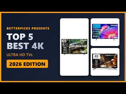 Top 5 Best 4K Ultra HD TVs in 2026 - Ultimate Review & Comparison!
