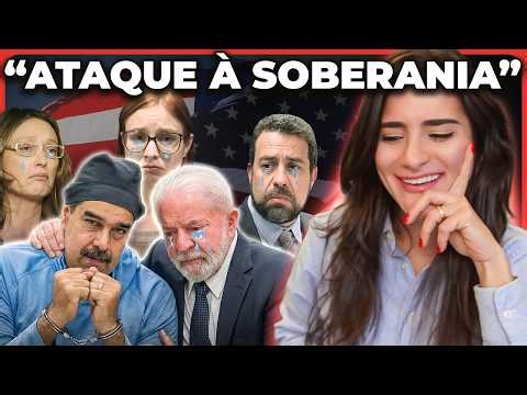 REAGINDO ao CHORORÔ dos COMUNAS após QUEDA DE MADURO na VENEZUELA