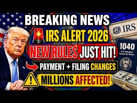 "IRS Alert 2026: Urgent Payment & Filing Rules for Millions of Americans"