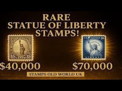 Rare Statue of Liberty Stamps Worth $70,000! | 15¢ & 8¢ US Postage Stamp Value