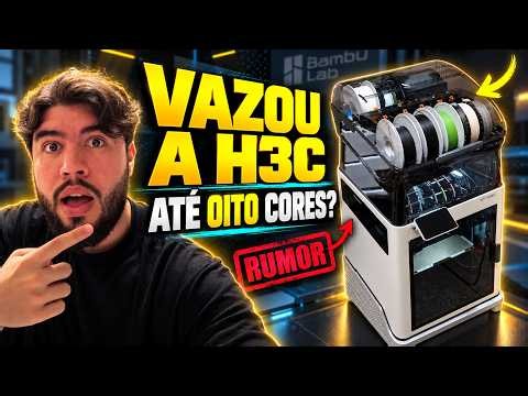 Bambu Lab H3C VAZOU! Fotos e detalhes da nova impressora 3D
