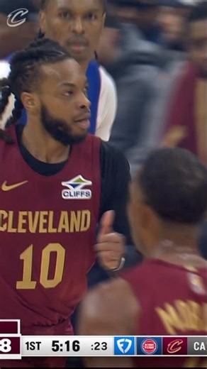 😮‍💨 These DG finishes are too good. #LetEmKnow #Cavs #DariusGarland #NBA #Shorts