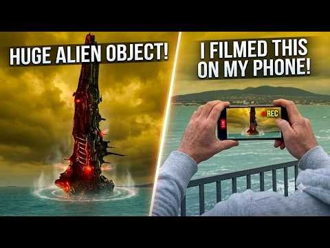 Caught On Phone: A Giant UFO Just Came Out Of The Ocean!