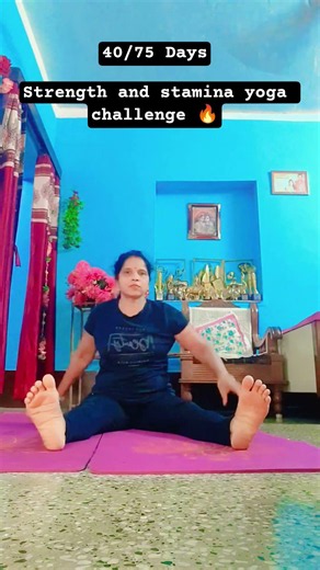 40/75 Days strength and stamina yoga challenge 🔥#shorts #shortvideo #shortsfeed #trending #yt#viral