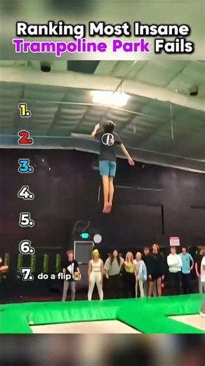 Ranking Most Insane Trampoline Fails 🤣🤣