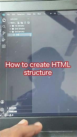 How to Create HTML Structure in VS Code | Beginner Guide