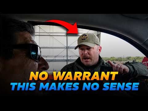 Driver Stands His Ground at Border Patrol Checkpoint | Rights Debate Erupts