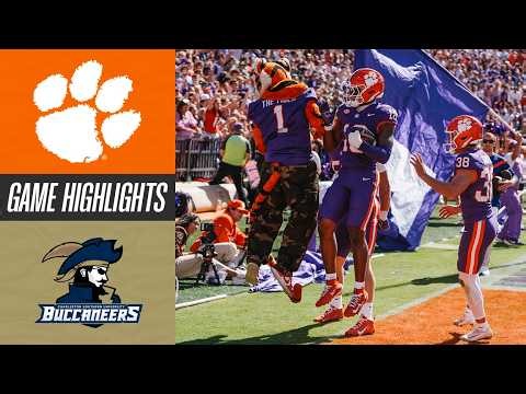 Highlights || Clemson Shuts Out Charleston Southern on Military Appreciation Day