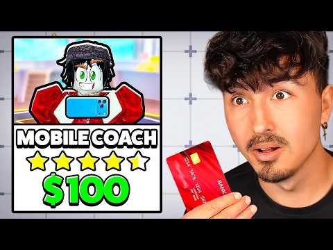 I hired THE #1 MOBILE PLAYER to coach me in Roblox Rivals!