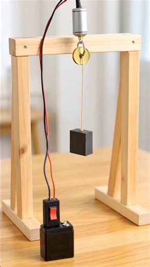 Electric Lift Elevator Working Model | Science Project for School | STEM Experiment