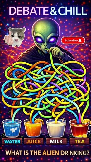 What is the ALIEN Drinking? 6️⃣7️⃣ #shorts