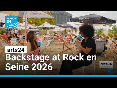 Backstage at Rock en Seine 2026 with up-and-coming British singer Sekou • FRANCE 24 English