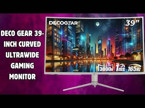 This White Edition Looks Insane! | Deco Gear 39 Curved Ultrawide Gaming Monitor - FULL REVIEW
