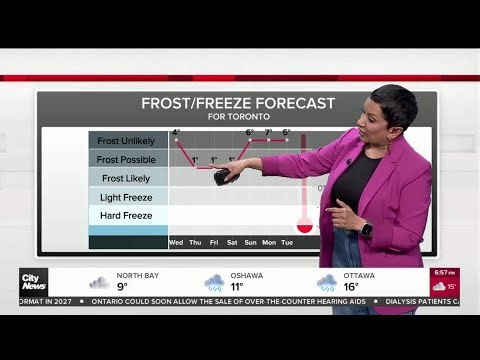 Temperatures tumble again starting tomorrow