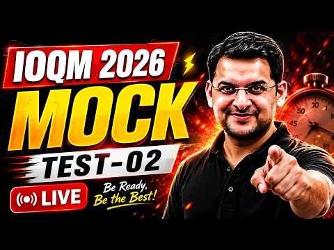 IOQM 2026 : Mock Test 2 | Check Your Preparation | Math Olympiad | Abhay Sir | VOS
