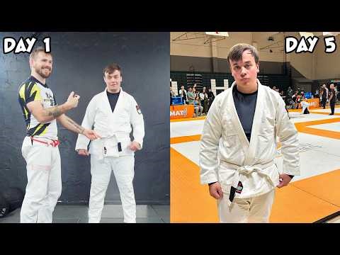 Trying to learn jiu jitsu in 5 days... and then competing
