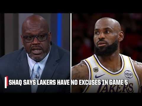 ‘IT AIN’T NO EXCUSE!’ - Shaq says Game 5 is a MUST-WIN for Lakers against the Rockets | NBA Tip-Off