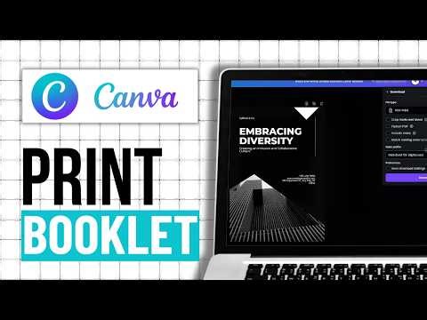 How To Print A Booklet From Canva (Step By Step)