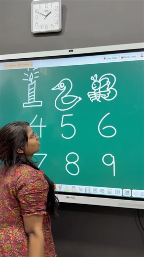 How to Draw 1 to 9 Number Drawing for beginners best drawing #shorts