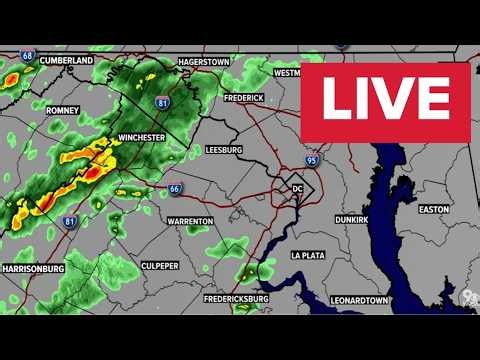 LIVE: Tracking showers and storms in DC, Maryland & Virginia | Weather Impact Radar