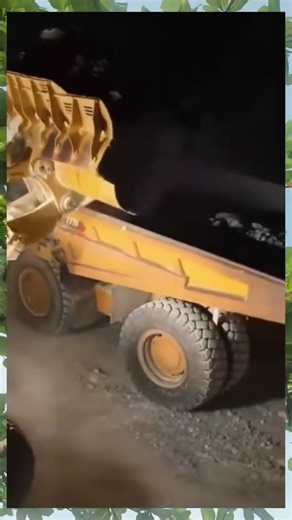 Gigantic Loader vs Giant Dump Truck: Coal Loading Moments in an Underground Mine! 🚜💨 #MiningLife