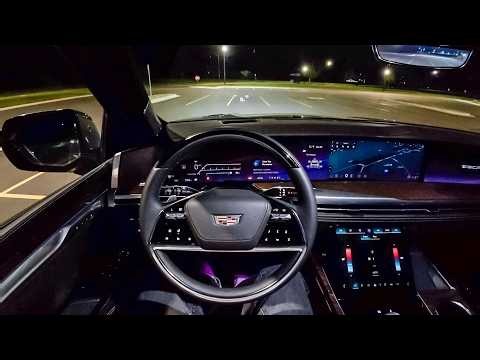 2026 Cadillac Escalade Platinum Sport 4WD - POV Night Drive (Binaural Audio)