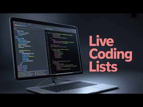 Python Lists | Practical Live Coding: Everything You Need to Know from the basics