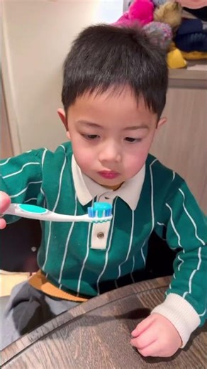 Toothbrush prank on Keegan 😱🪥