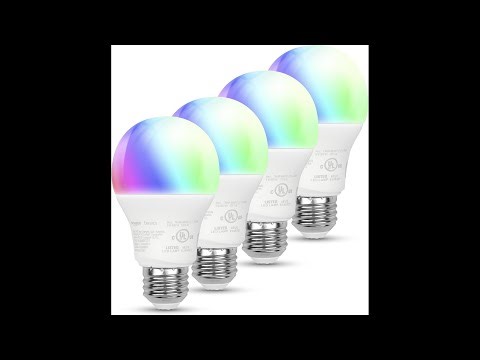 Amazon Basics Smart LED Bulb Review Easy Alexa Setup and Color Changing Features