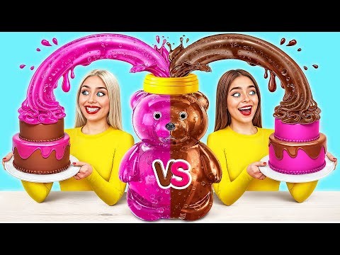 Desafío Comida de Chicle vs de Chocolate | Desafíos de Comida Divertida por Trend DO Challenge