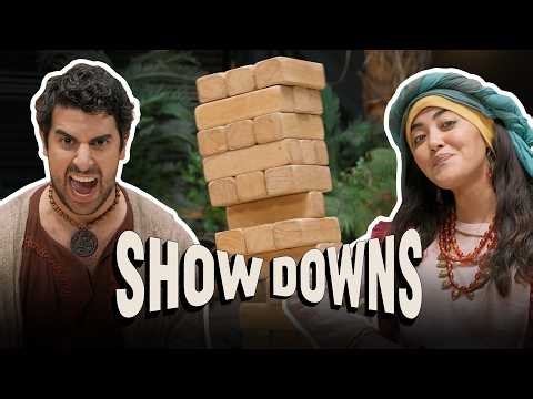 From Playing Sweethearts to Playing Mean (Giant Jenga Showdown)