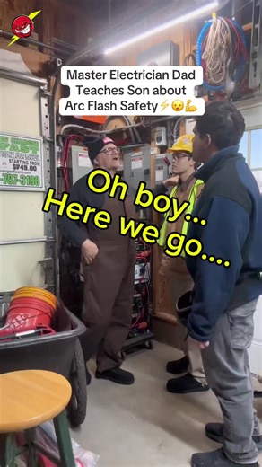 Master electrician dad needs to take an NFPA 70e class... #electrician #electrical #electriciansoftiktok #NFPA70E #angrysparky