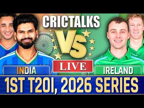 Live: India vs Ireland, 1st T20I Live Match Today 2026 Series Cricket Commentary Score 2nd Inn