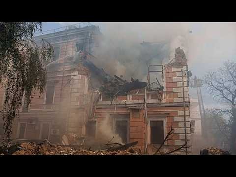 Russia strikes Ukraine's National Academy of Sciences, killing at least one person