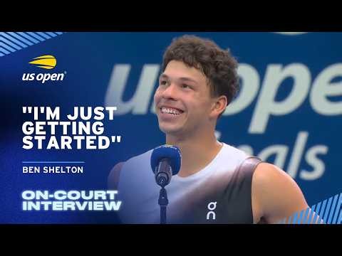 Ben Shelton On-Court Interview | 2026 US Open Final