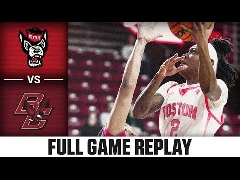 NC State vs. Boston College Full Game Replay | 2025-26 ACC Women's Basketball