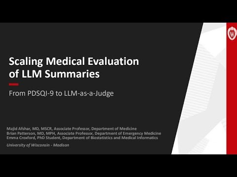 Scaling Medical Evaluation of LLM Summaries: From PDSQI-9 to LLM-as-a-Judge