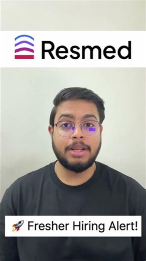 🚀 Fresher Software Engineer Hiring | React / Java Spring Boot | ResMed Hyderabad